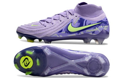 Nike Phantom Luna Elite FG High-Tops Football Boots - Purple/Yellow/White