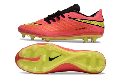 Nike Hypervenom Phantom FG Low-Tops Football Boots - Red/Yellow/Black