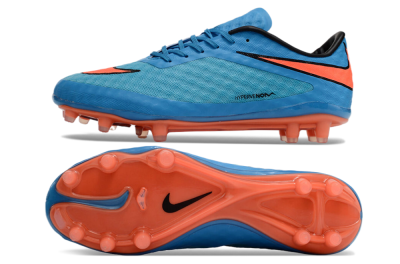 Nike Hypervenom Phantom FG Low-Tops Football Boots - Blue/Red/Black