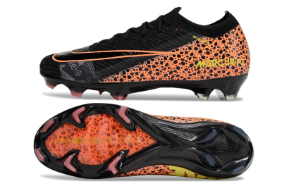 Nike Air Zoom Mercurial Vapor 16 Elite FG Low-Tops Football Boots - Black/Yellow/Leopard