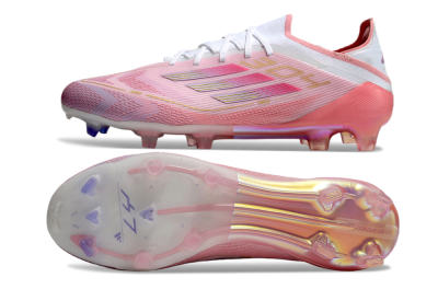 Adidas F50 Elite FG Low-Tops Football Boots - Purple/White/Pink