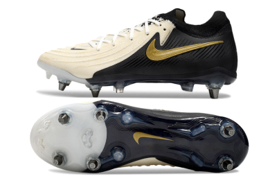Nike Phantom Luna Elite SG Low-Tops Football Boots - Beige/Black/Gold