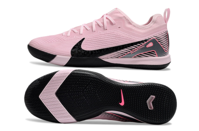 Nike Air Zoom Mercurial Vapor 16 Pro IC Low-Tops Football Shoes - Pink/Black/Silver
