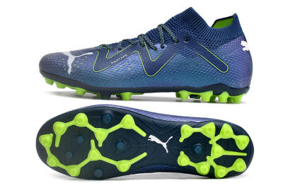 Puma Future Ultimate MG Low-Tops Football Boots - Blue/Yellow/White