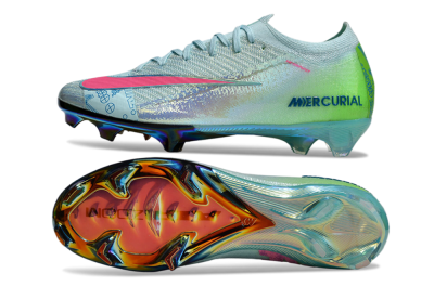 Nike Air Zoom Mercurial Vapor 16 Elite FG Low-Tops Football Boots - Jade/Pink/Gold