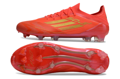 Adidas F50 Elite FG Low-Tops Football Boots - Red/Gold