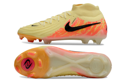 Nike Phantom Luna Elite NU FG High-Tops Football Boots - Yellow/Black/Red