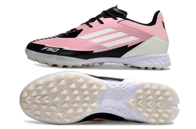 Adidas F50 Pro TF Low-Tops Football Shoes - Pink/Black/White