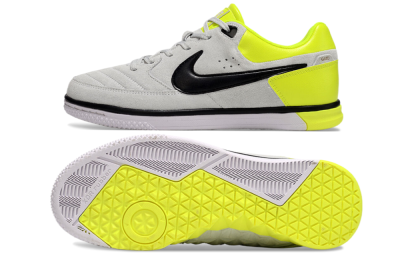 Nike Street Gato IC Low-Tops Football Shoes - Grey/Black/Yellow