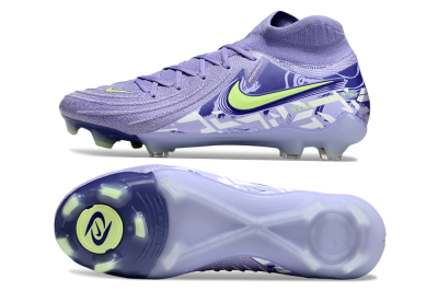 Nike Phantom Luna Elite FG High-Tops Football Boots - Purple/Yellow/White