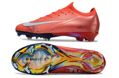 Nike Air Zoom Mercurial Vapor 16 Elite FG Low-Tops Football Boots - Red/White/Gold