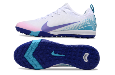 Nike Air Zoom Mercurial Vapor 16 Pro TF Low-Tops Football Shoes - White/Purple/Pink/Jade