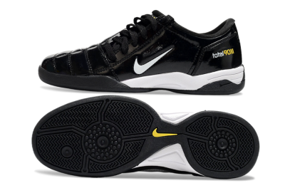 Nike Total 90 II IC Low-Tops Football Shoes - Black/White/Yellow