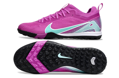 Nike Air Zoom Mercurial Vapor 16 Pro TF Low-Tops Football Shoes - Purple/Jade/White