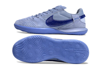 Nike Street Gato IC Low-Tops Football Shoes - Blue/Blue