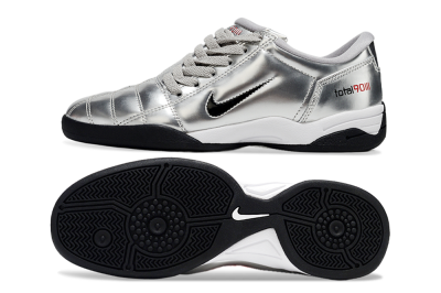 Nike Total 90 II IC Low-Tops Football Shoes - Silver/Black/White
