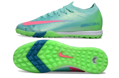 Nike Air Zoom Mercurial Vapor 16 Elite TF Low-Tops Football Shoes - Jade/Pink/White