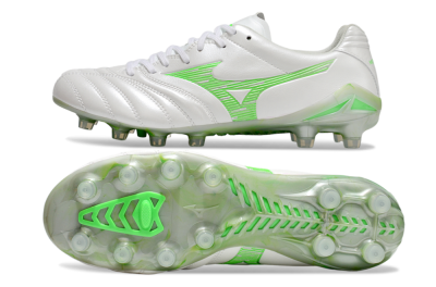 Mizuno Morelia Neo 4 Bate FG Low-Tops Football Boots - White/Yellow