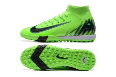 Nike Air Zoom Mercurial Superfly 10 Elite TF High-Tops Football Shoes - Yellow/Black/White