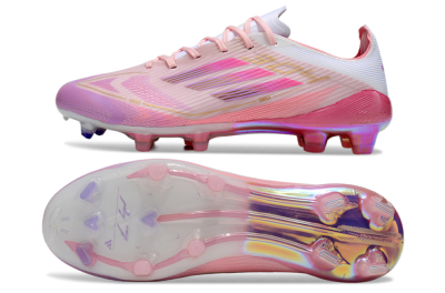 Adidas F50 Elite 304 FG Low-Tops Football Boots - Pink/Purple/Gold