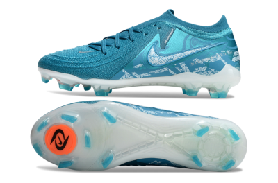 Nike Phantom Luna Elite FG Low-Tops Football Boots - Blue/White