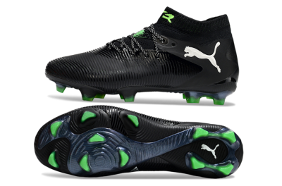 Puma Future 8 Ultimate FG Low-Tops Football Boots - Black/White/Yellow