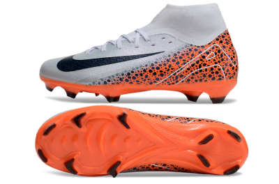 Nike Air Zoom Mercurial Superfly 10 Elite FG High-Tops Football Boots - Grey/Black/Leopard