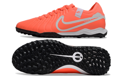Nike Tiempo Legend 10 Pro TF Low-Tops Football Shoes - Red/White/Black
