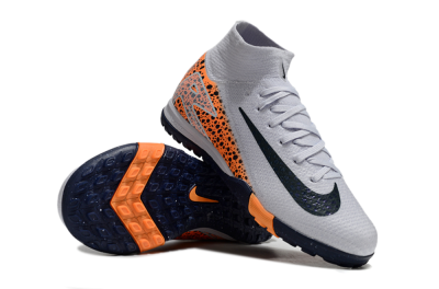 Nike Air Zoom Mercurial Superfly 10 Elite TF High-Tops Football Shoes - Grey/Black/Leopard