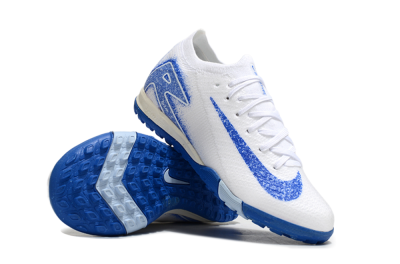 Nike Air Zoom Mercurial Vapor 16 Elite TF Low-Tops Football Shoes - White/Blue