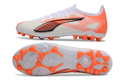 Puma Ultra 5 Ultimate AG Low-Tops Football Boots - White/Red/Black