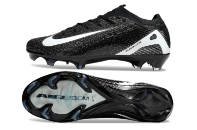Nike Air Zoom Mercurial Vapor 16 Elite FG Low-Tops Football Boots - Black/White