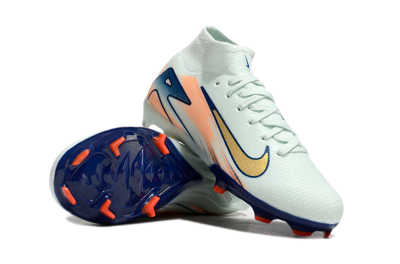 Nike Air Zoom Mercurial Superfly 10 Elite FG High-Tops Football Boots - Jade/Gold/Blue