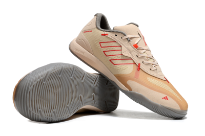 Adidas Fevernova IC Low-Tops Football Shoes - Pink/Brown/Red