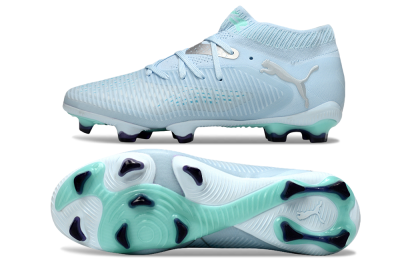 Puma Future 8 Ultimate FG Low-Tops Football Boots - Jade/Silver