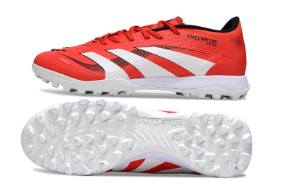 Adidas Predator 24 Elite TF Low-Tops Football Shoes - Red/White/Black