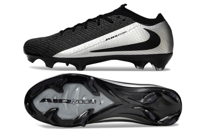 Nike Air Zoom Mercurial Vapor 16 Elite FG Low-Tops Football Boots - Black/Silver