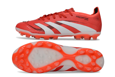 Adidas Predator 25 Elite TF Low-Tops Football Shoes - Red/White/Black