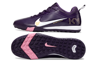 Nike Air Zoom Mercurial Vapor 16 Pro TF Low-Tops Football Shoes - Purple/White/Gold