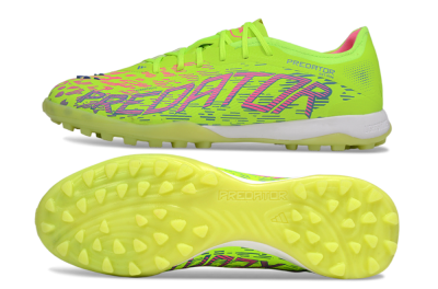 Adidas Predator 25 Elite TF Low-Tops Football Shoes - Yellow/Pink/White