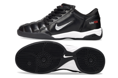 Nike Total 90 II IC Low-Tops Football Shoes - Black/White