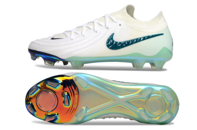 Nike Phantom GX 2 Elite FG Low-Tops Football Boots - White/Black/Jade