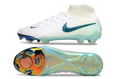Nike Phantom Luna Elite NU FG Low-Tops Football Boots - White/Black/Jade
