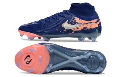 Nike Phantom Luna Elite FG High-Tops Football Boots - Blue/White/Orange