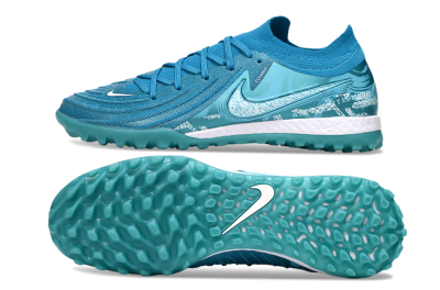 Nike Phantom GX 2 Elite TF Low-Tops Football Shoes - Blue/White