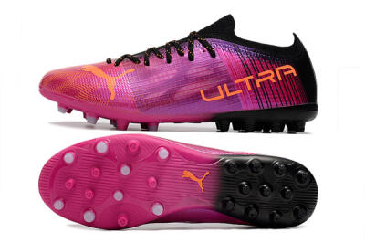 Puma Ultra 1.4 MG Low-Tops Football Boots - Red/Black