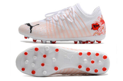 Puma Future Z 1.4 Liberty MG Low-Tops Football Boots - White/Red/Black