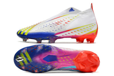 Adidas Predator FIFA World Cup Qatar 2022 Edge+ FG High-Tops Football Boots - White/Red/Blue