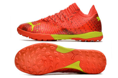 Puma Future Z 1.3 Instinct TF Low-Tops Football Shoes - Orange/Yellow