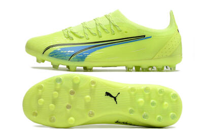 Puma Ultra Ultimate MG Low-Tops Football Boots - Green/Blue/Black
